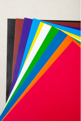 Картон кольоровий, 10 аркушів, А4, односторонній, KITE